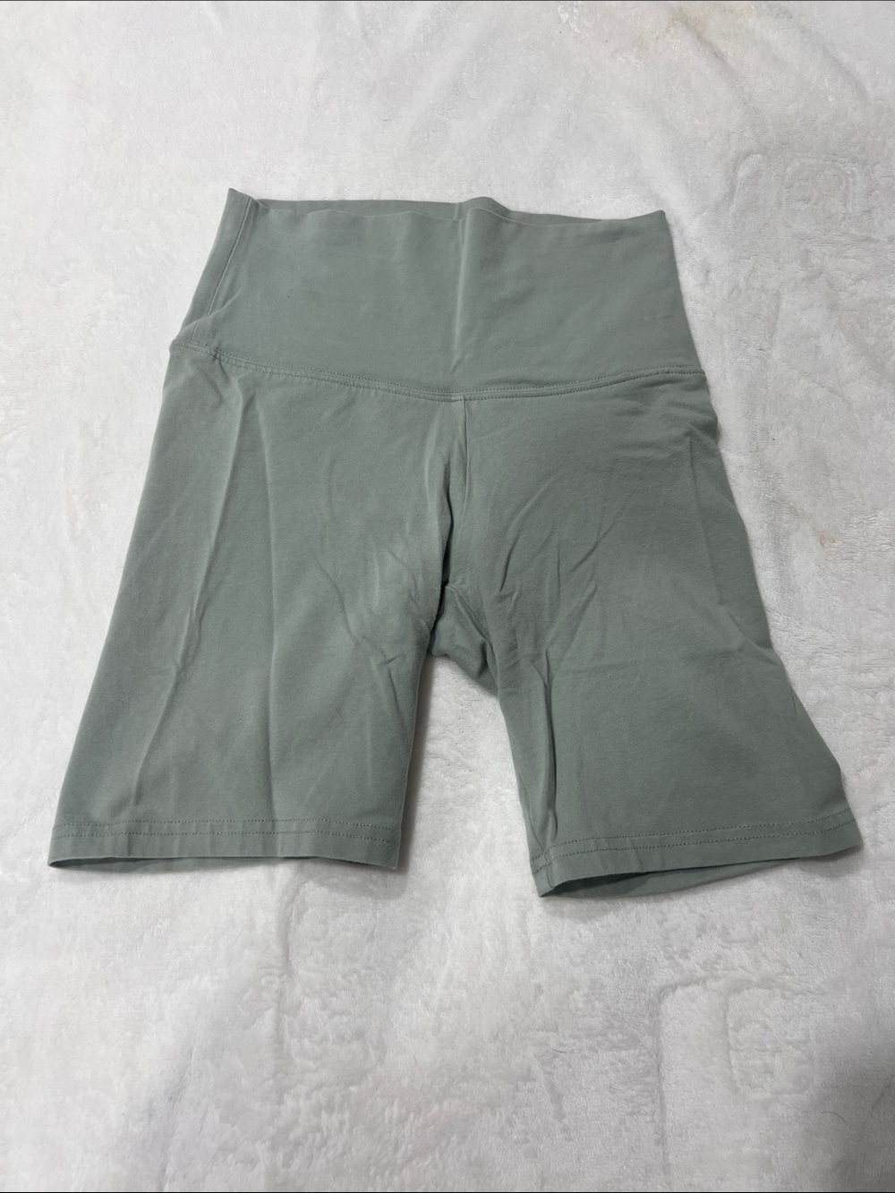 TNA High-Rise Bike Shorts in Sage Green